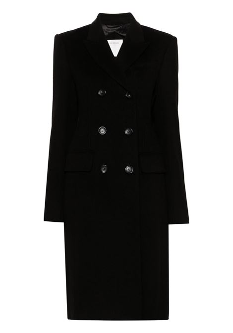 Cappotto doppiopetto morgana in nero Maxmara Sportmax - donna